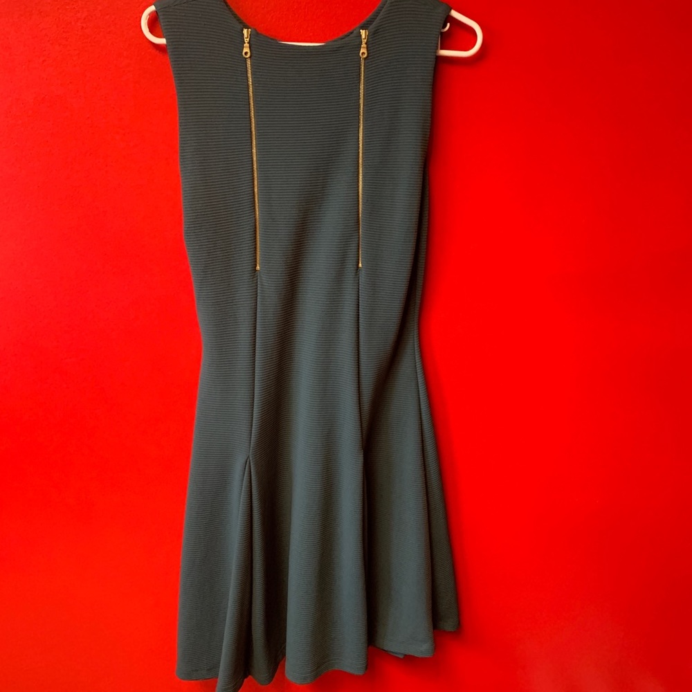 RARE Kenzo Paris Dark Emerald Midi Dress, Large